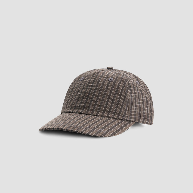 Checked 5 Panel Cap - Hot Fudge