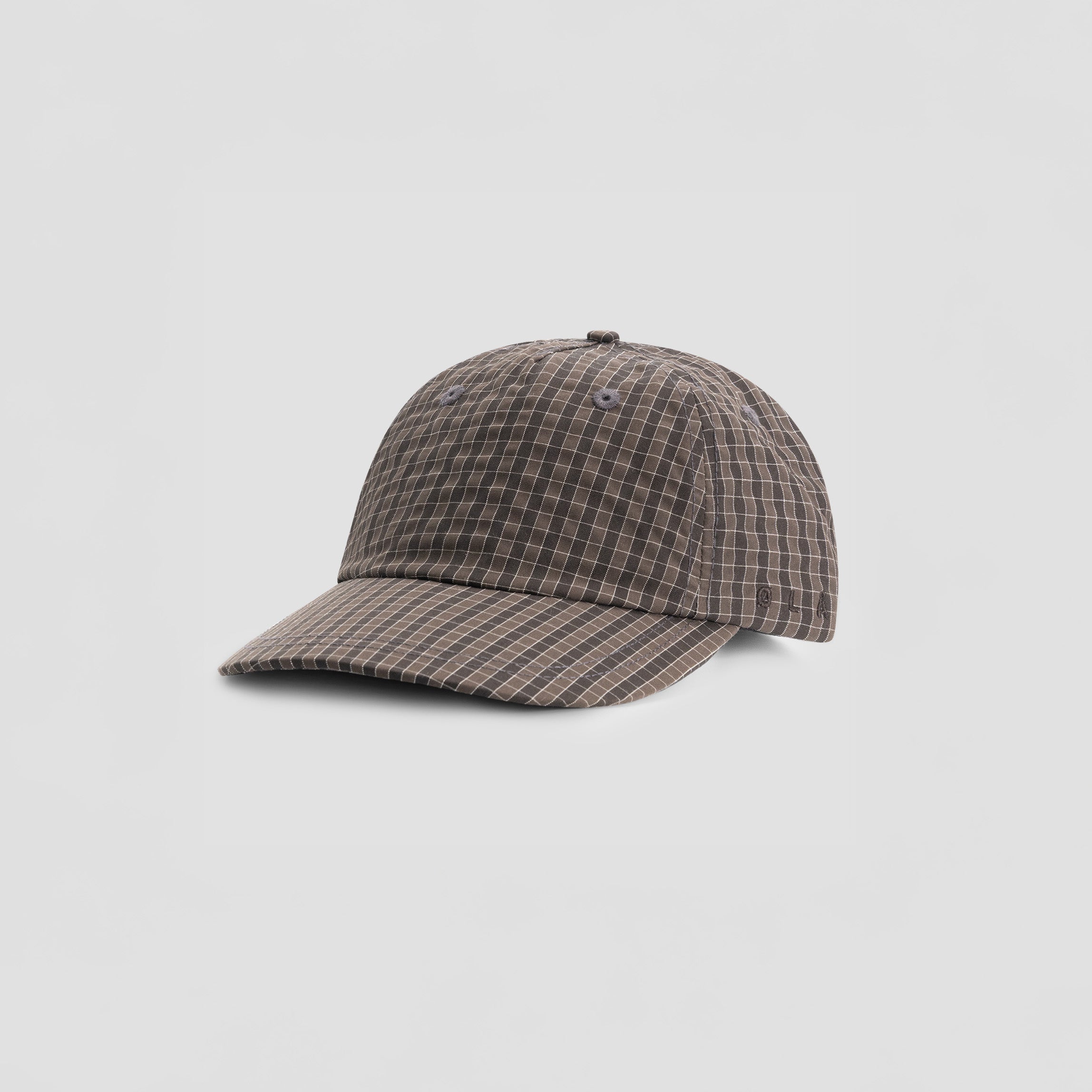 Checked 5 Panel Cap - Hot Fudge