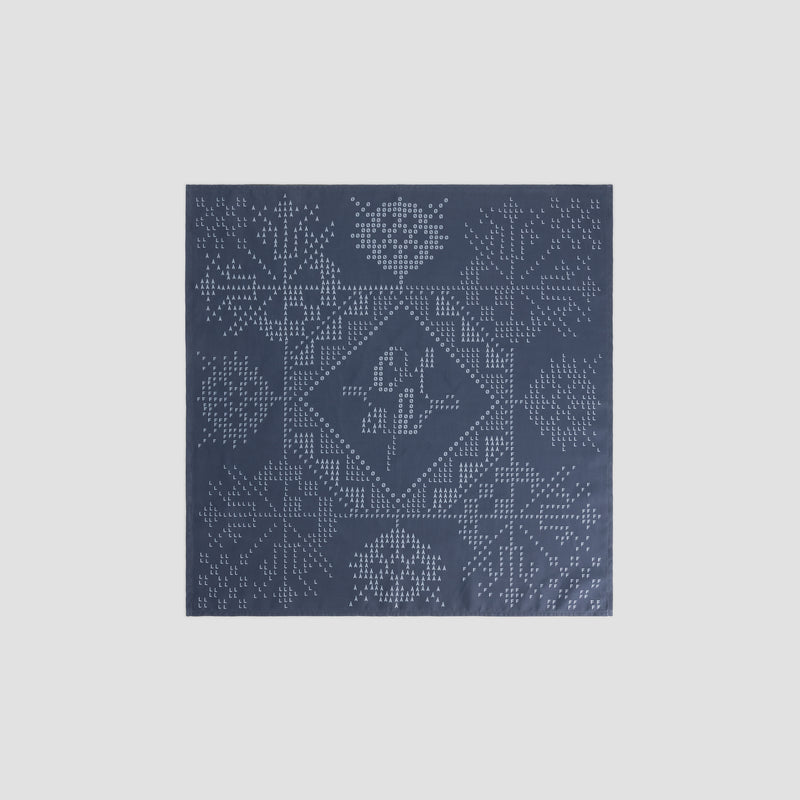 Crafted Monogram Bandana - Navy