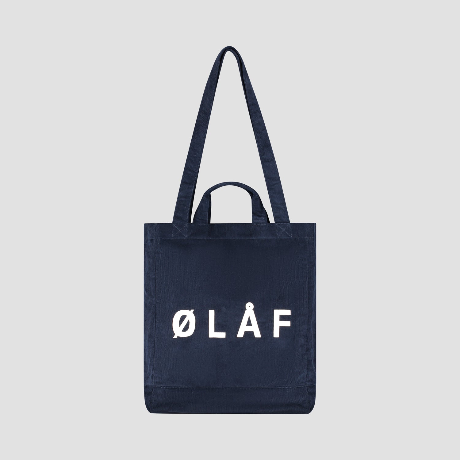Corduroy Tote Bag - Navy