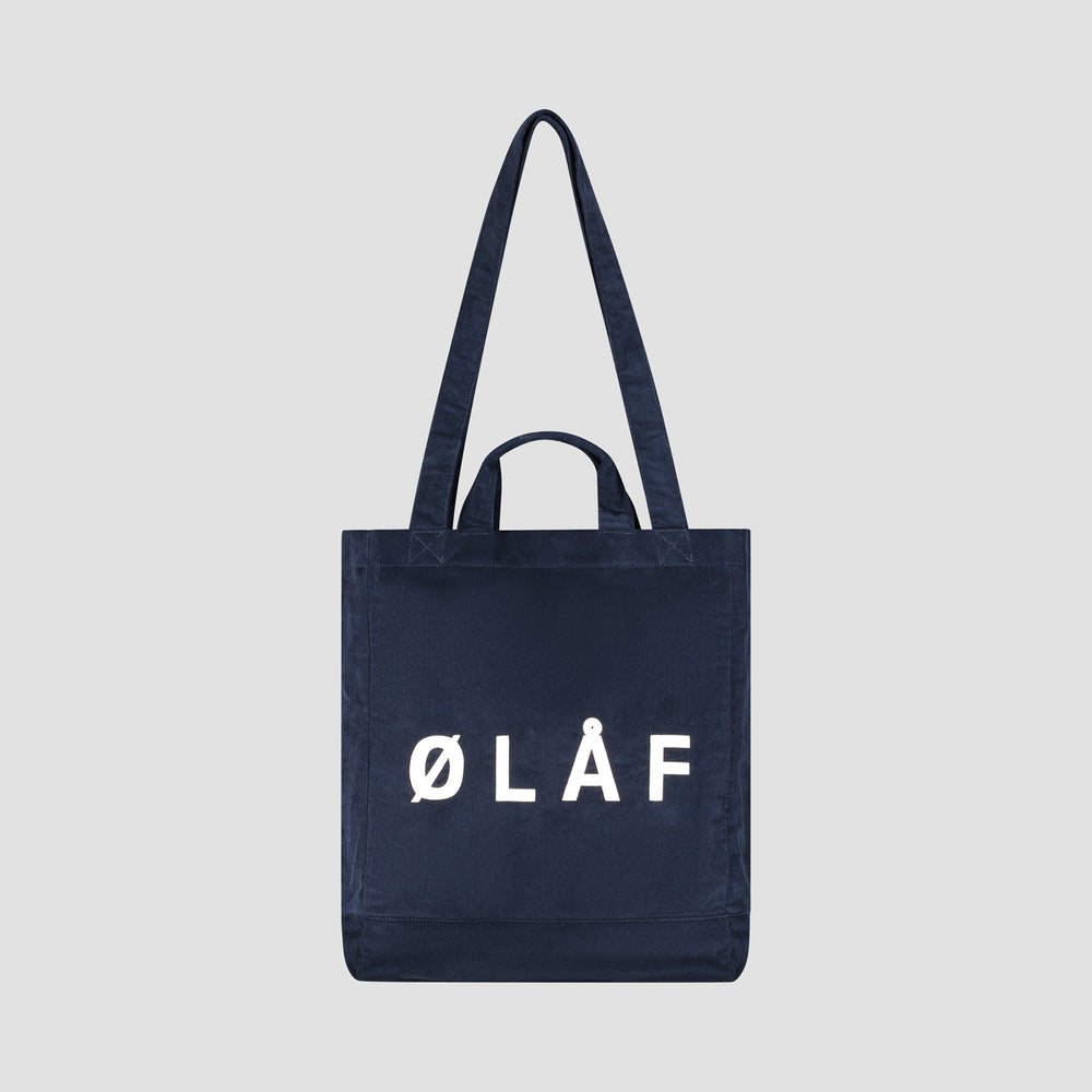 Corduroy Tote Bag - Navy