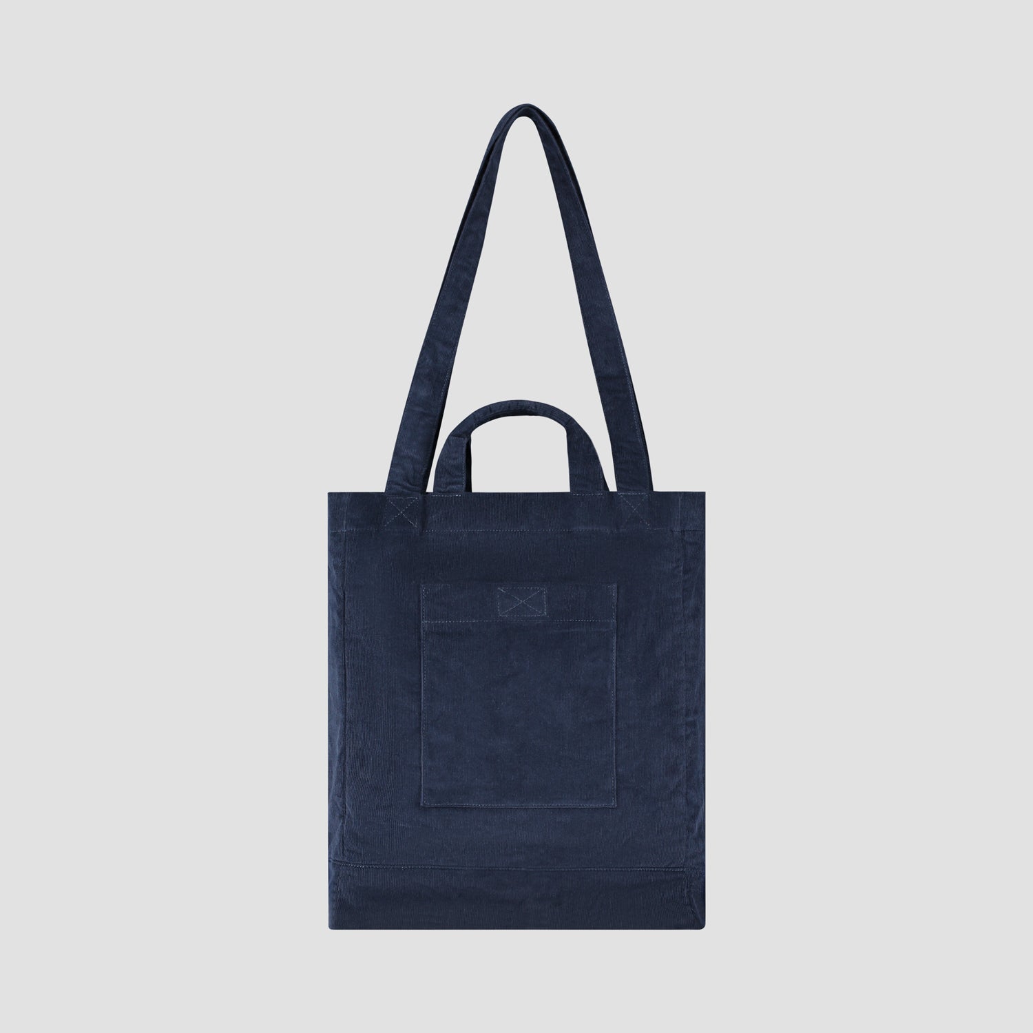 Corduroy Tote Bag - Navy