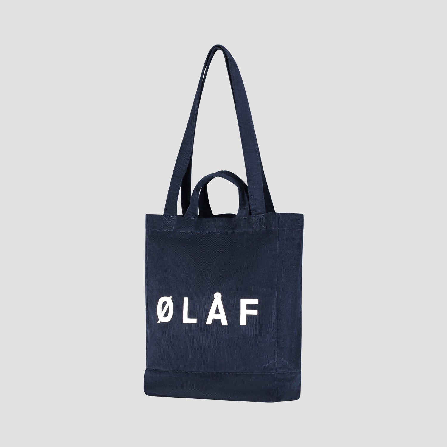 Corduroy Tote Bag - Navy