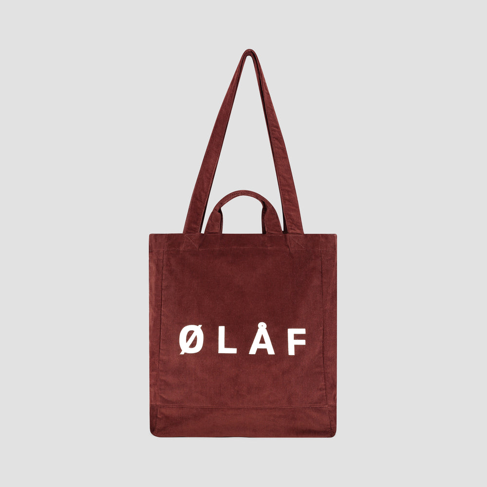 Corduroy Tote Bag - Rum Raisin