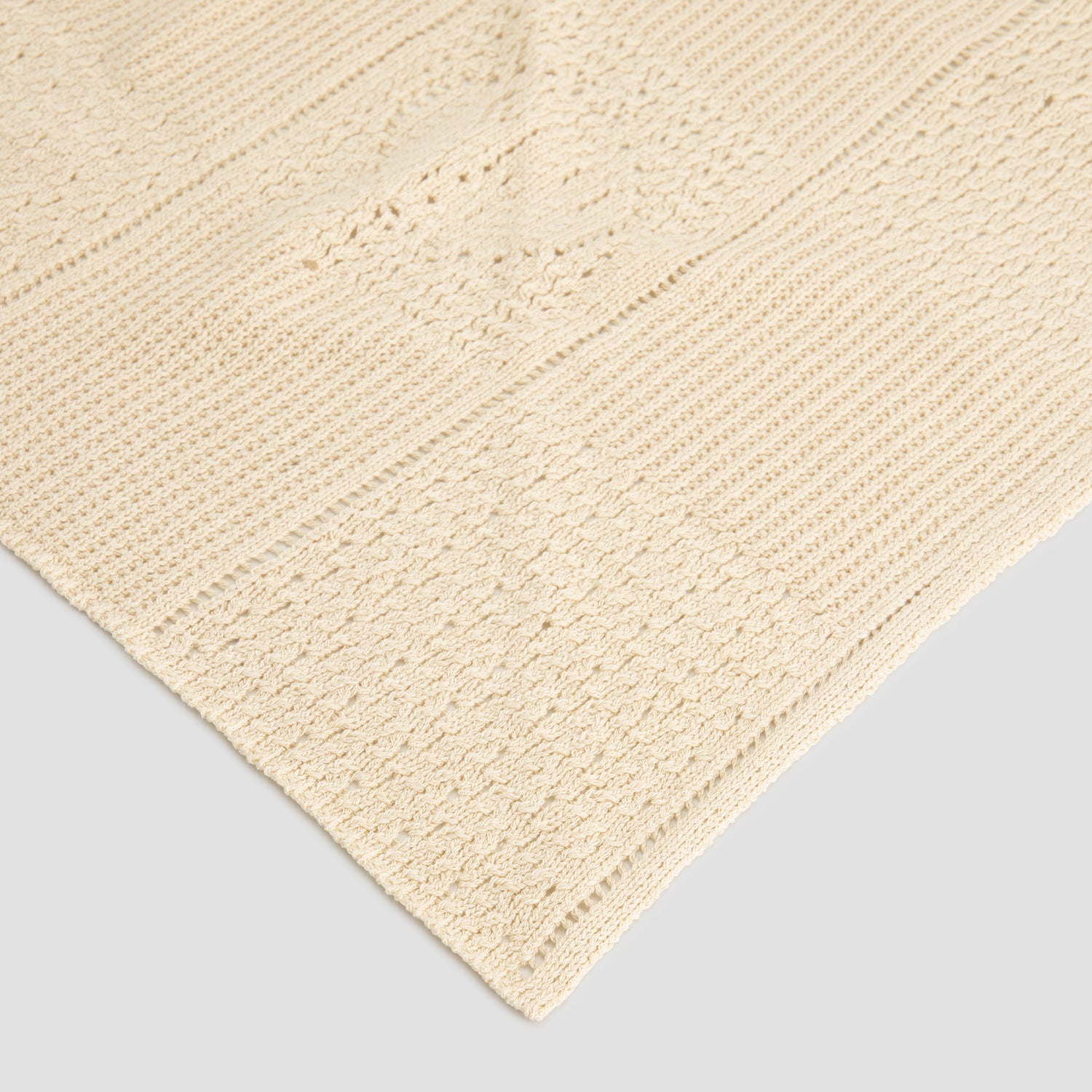 Face Logo Knit Bandana - Off White