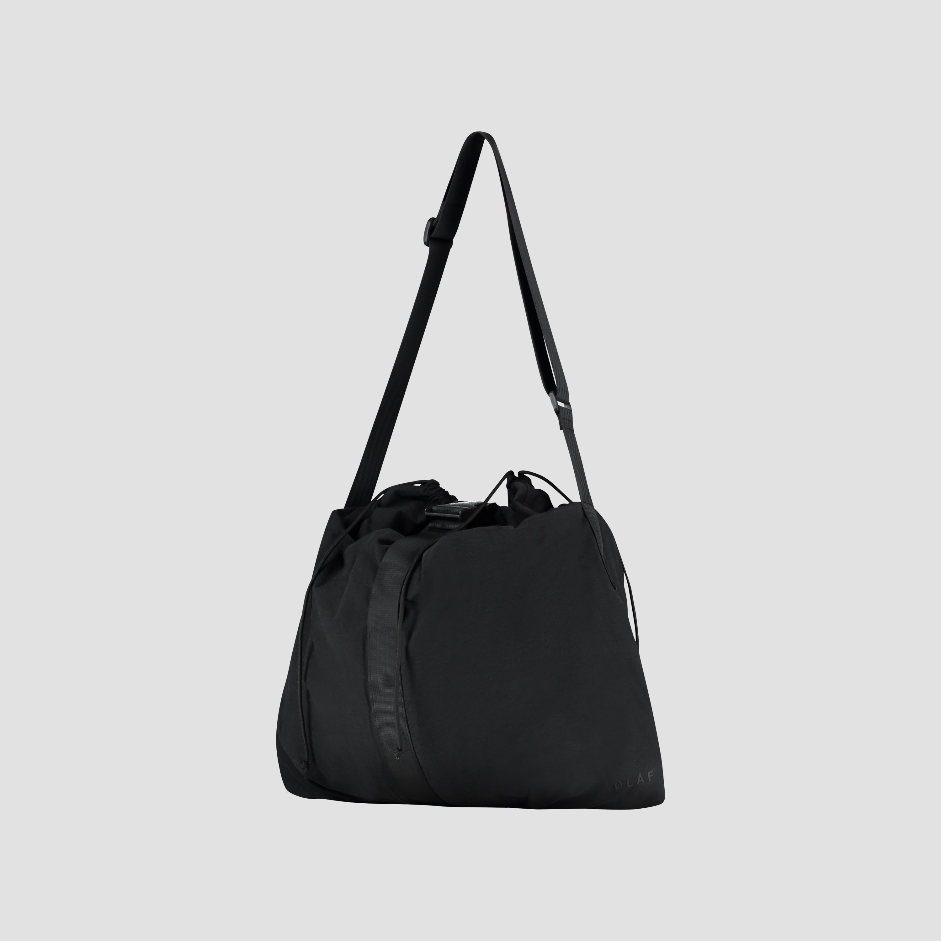 Technical Twill Crossbody Bag - Charcoal