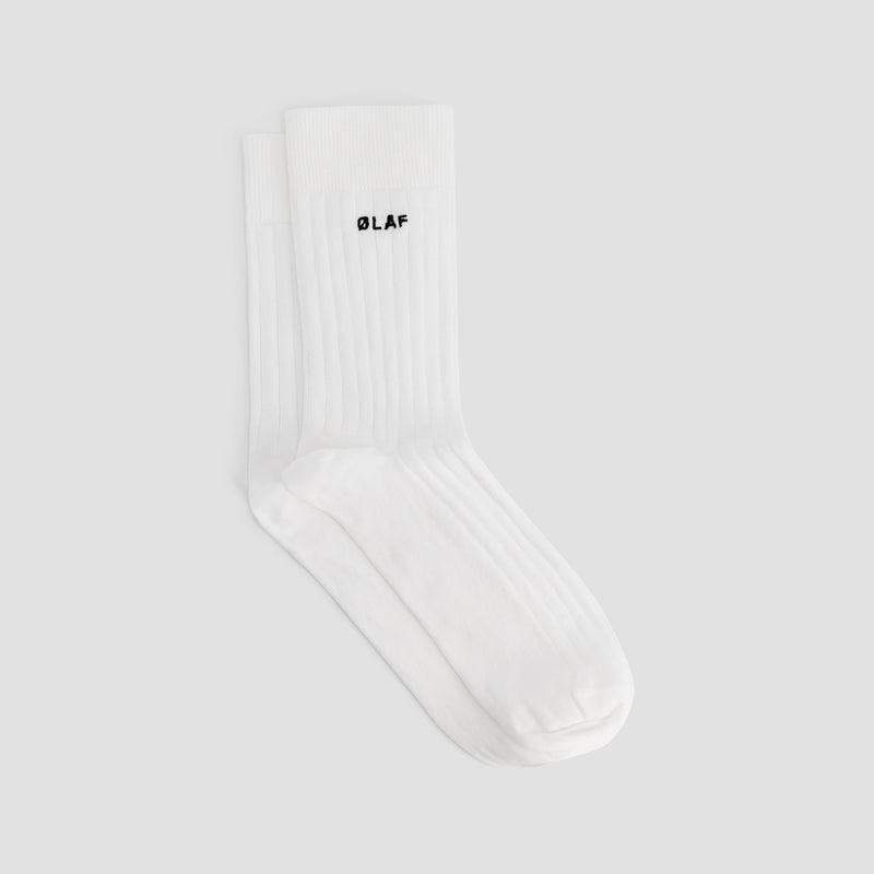Wavy Drift Sock - Optical White