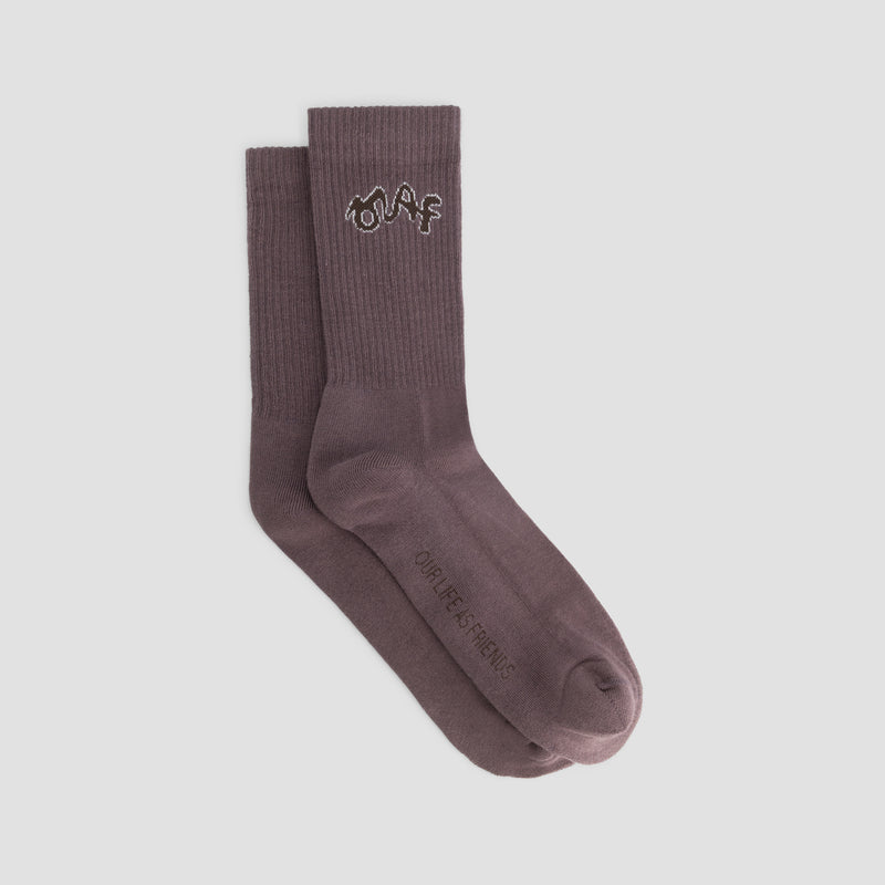 Signature Logo Sock - Twilight Mauve