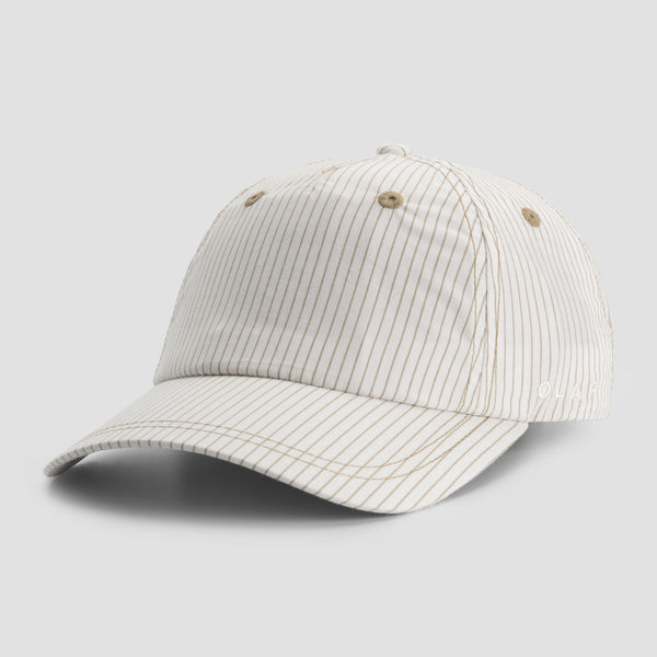 Stripe 5 Panel Cap - Off-White