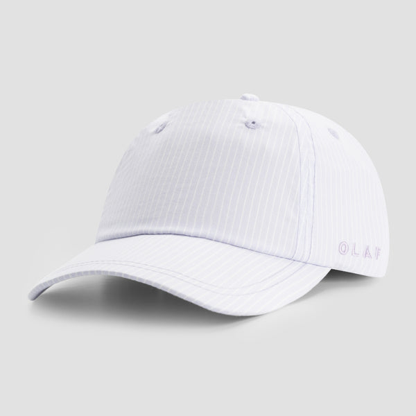 Stripe 5 Panel Cap - Purple Heather