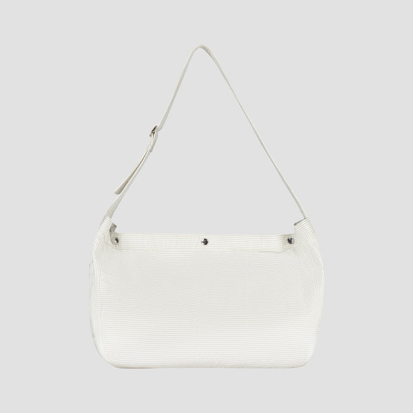 Stripe Newspaper Bag - Off-White
