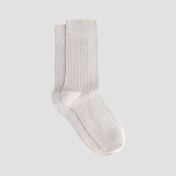 Cotton Bamboo Blend Socks - Cement