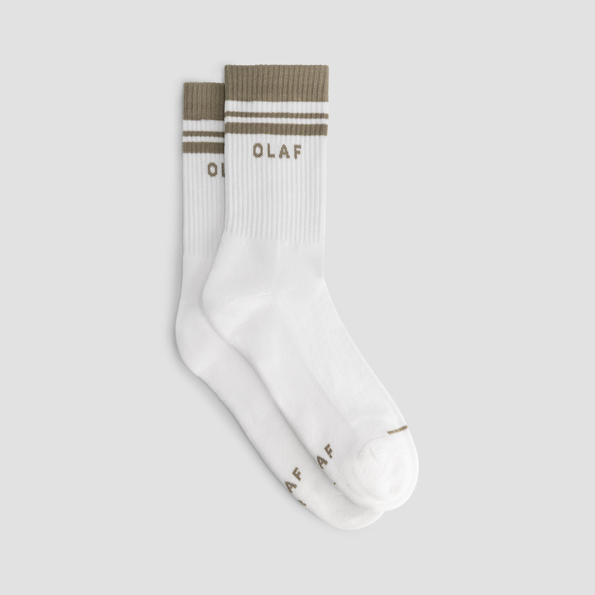 STRIPE VARSITY SOCKS | OPTICAL WHITE