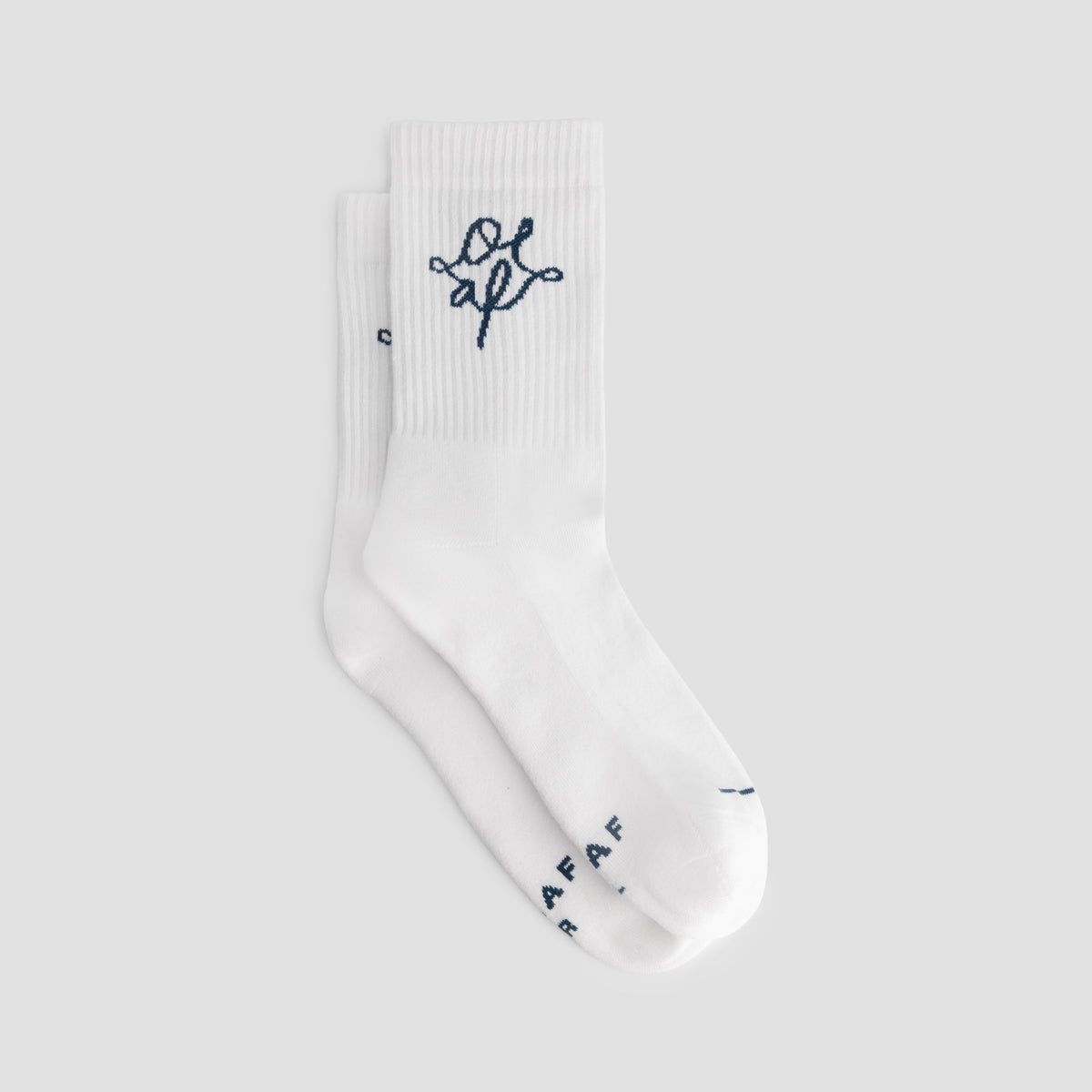 MONOGRAM SOCKS | OPTICAL WHITE