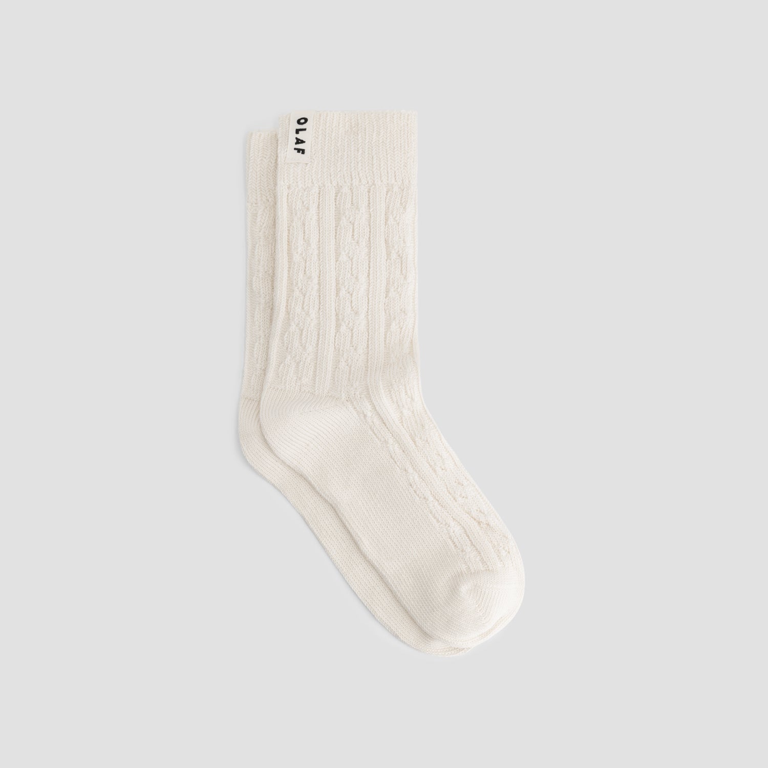 Cable Socks - Off White