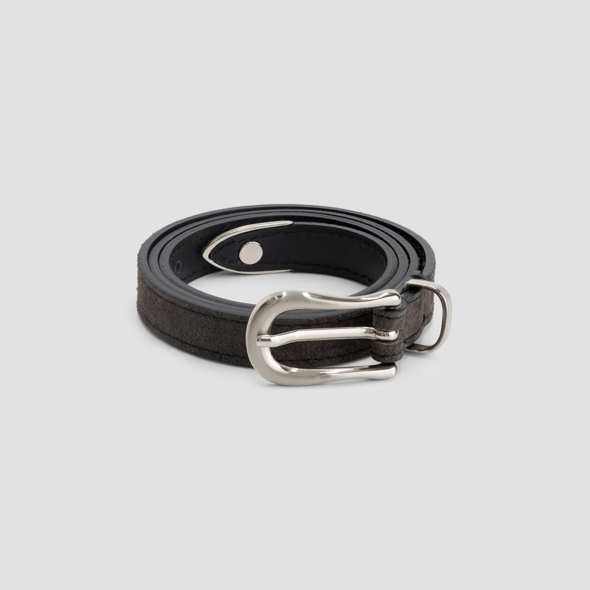 SUEDE BELT | CHOCOLATE PLUM