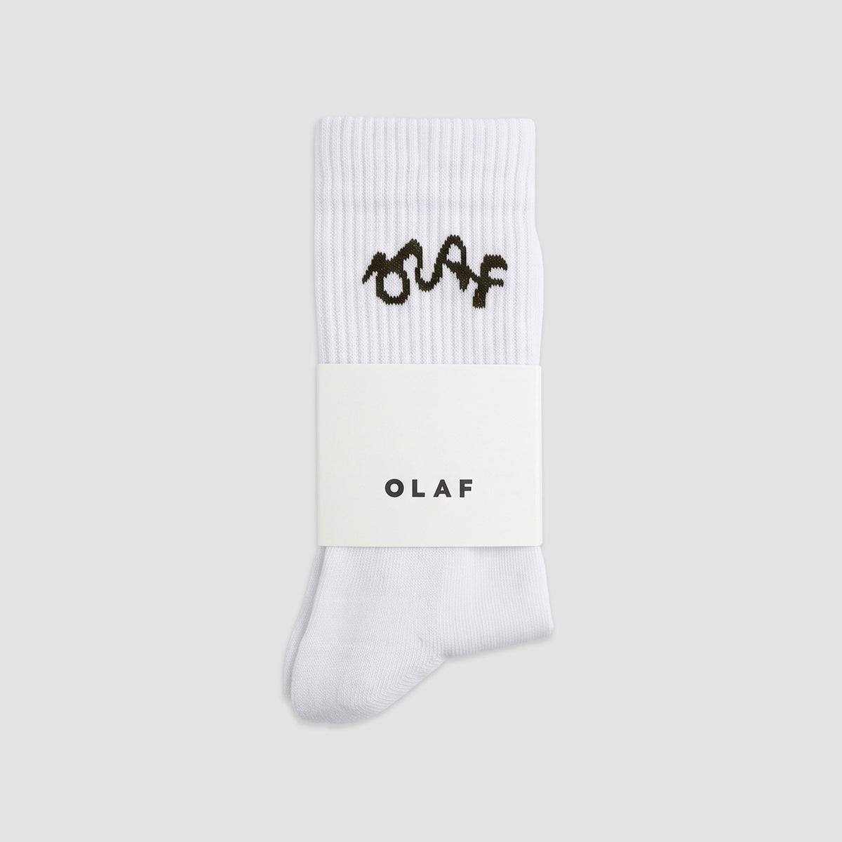 SIGNATURE LOGO SOCK | OPTICAL WHITE