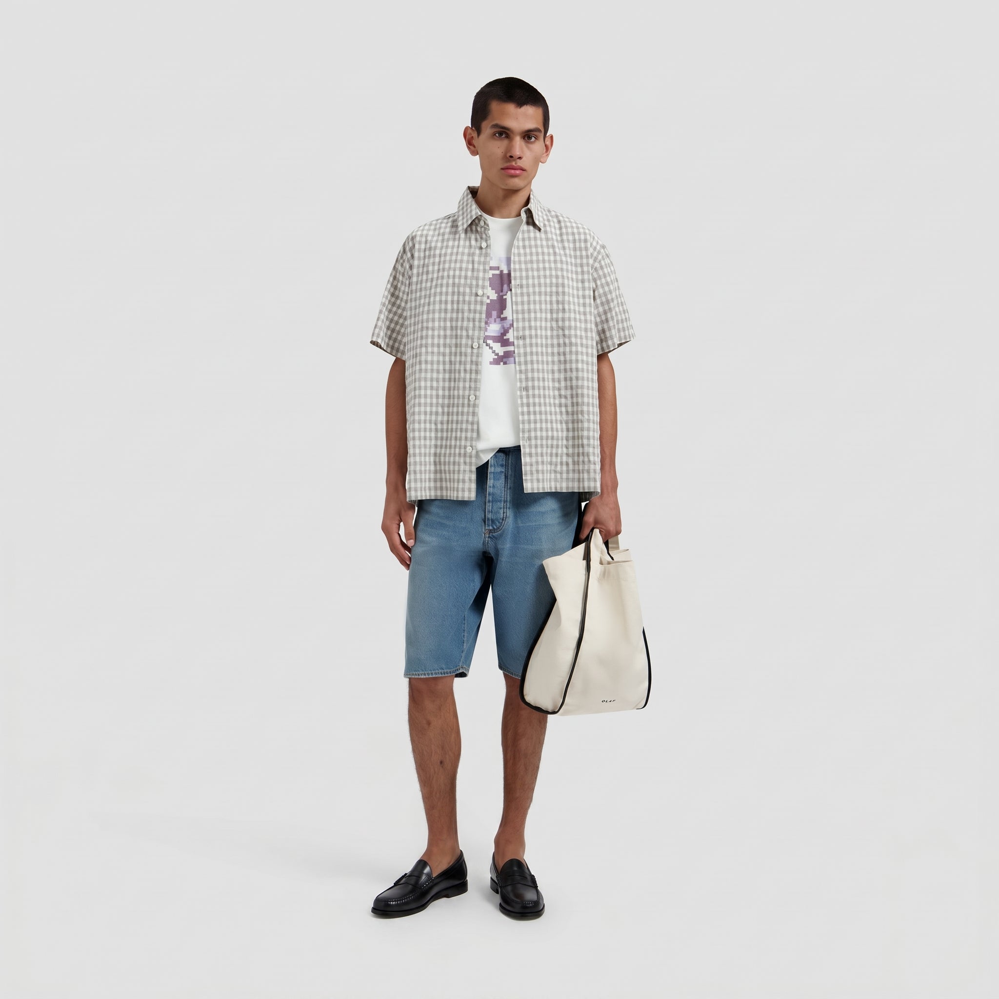 Denim Shorts - Light Indigo