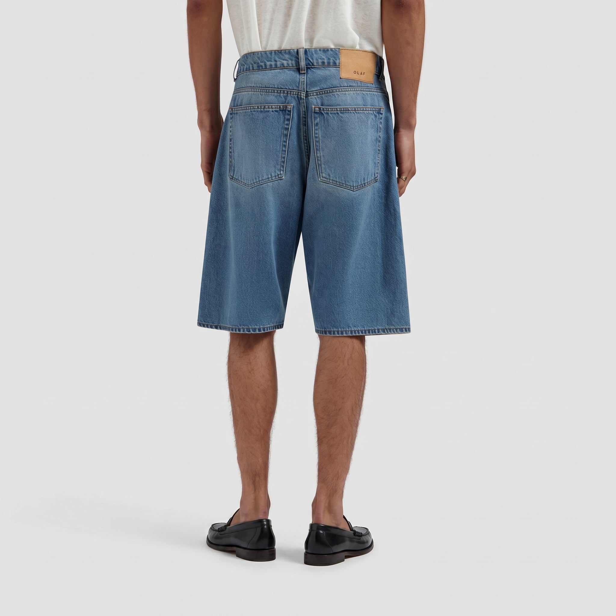 Denim Shorts - Light Indigo