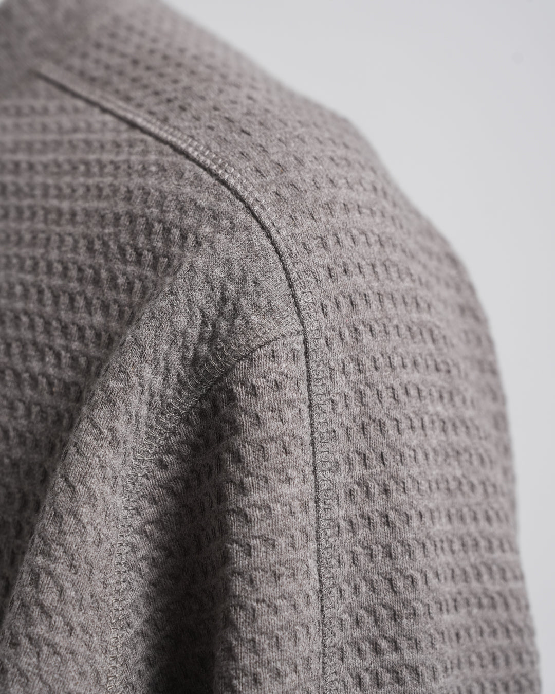 10 Year Textured Crewneck - Greige