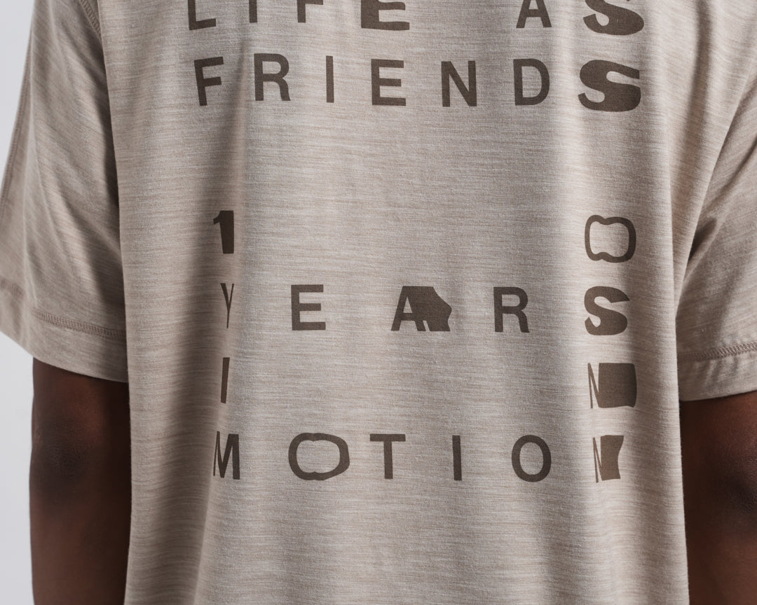 10 Year Graphic Boxy Tee - Cobblestone