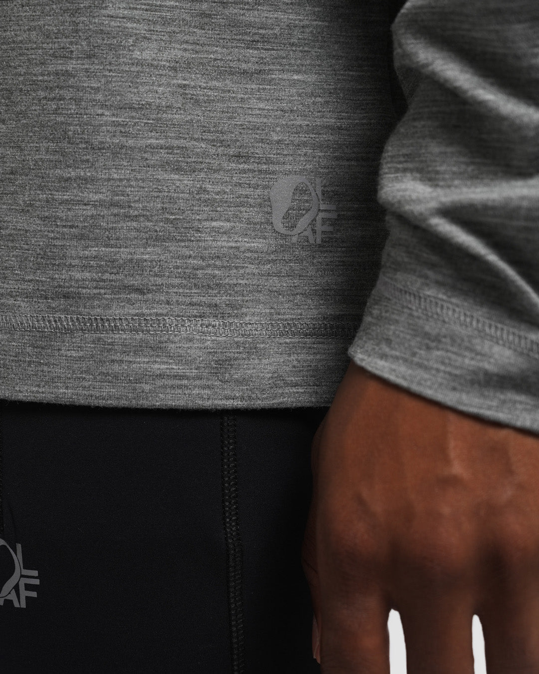 10 Year Boxy LS Tee - Charcoal