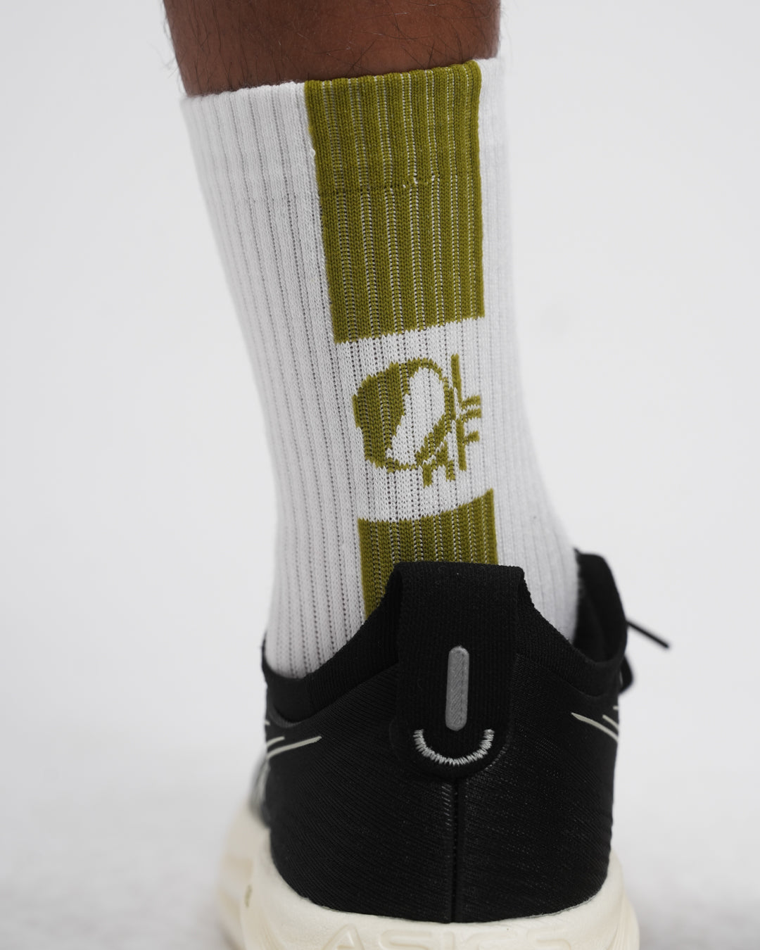 10 Year Socks - Optical White / Willow