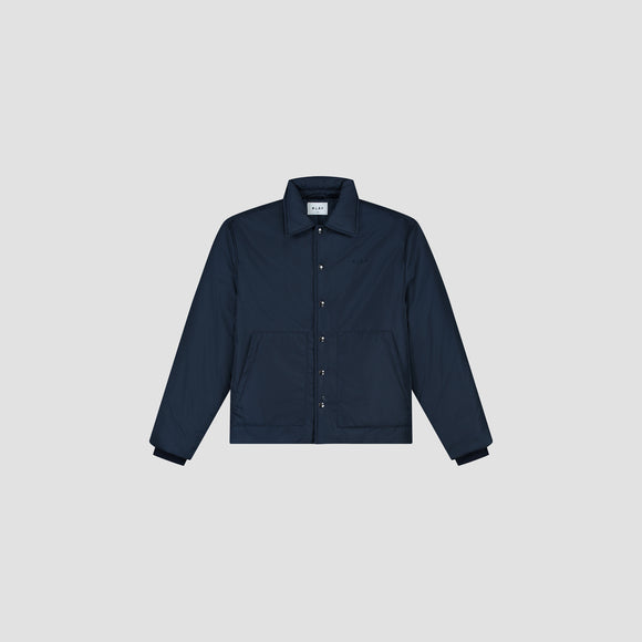 Padded Coach Jacket - Navy