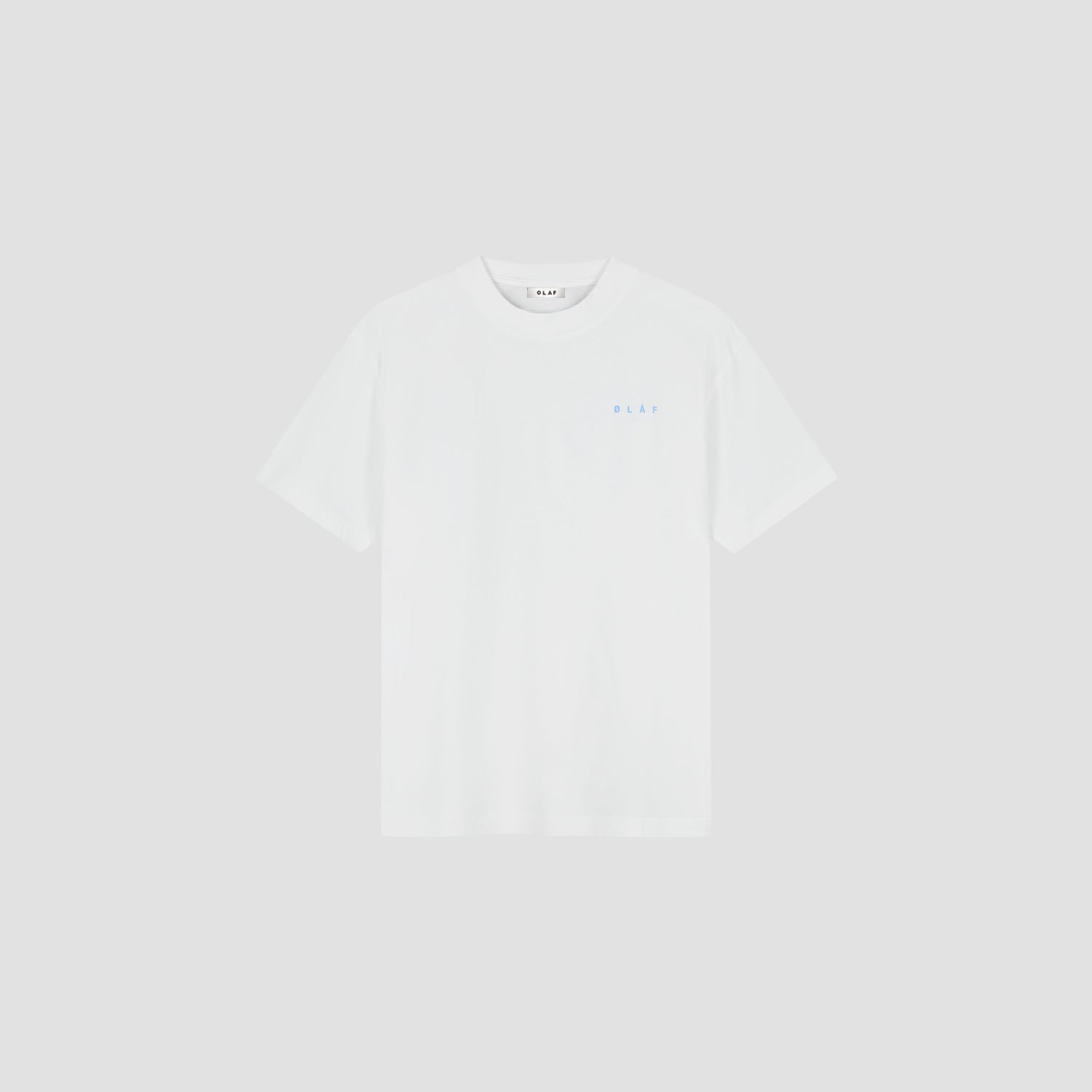 Brushstroke Face Tee - Optical White