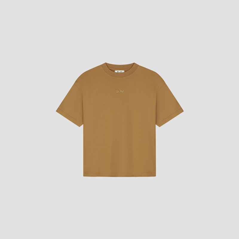 Retro Logo Boxy Tee - Medal Bronze