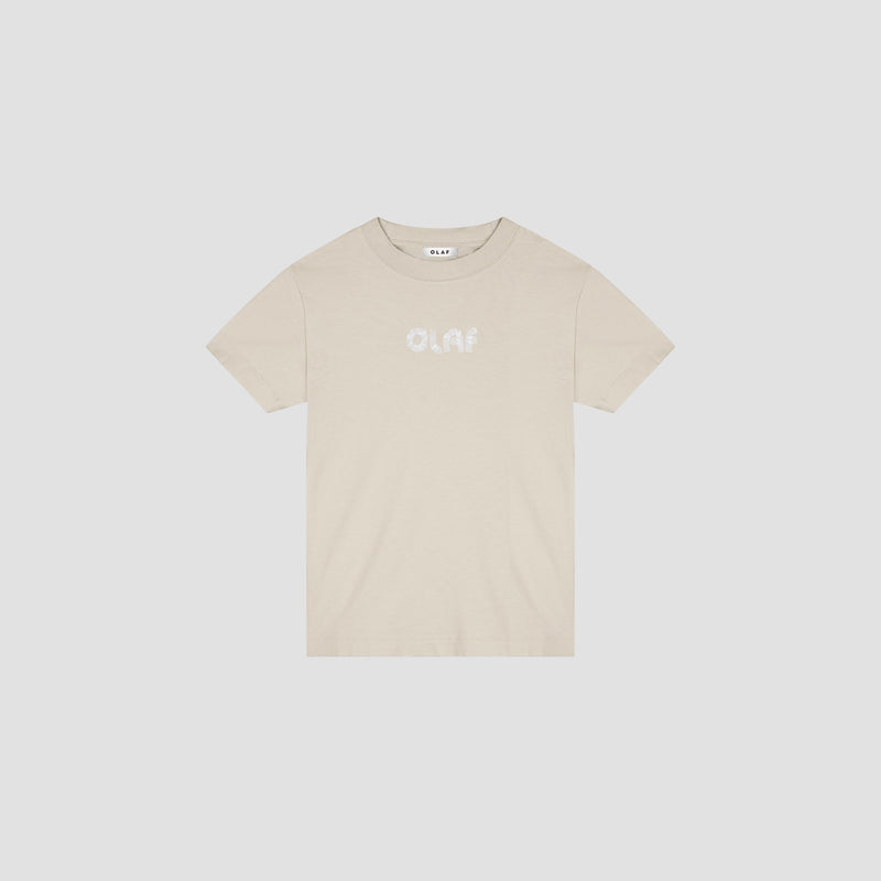 Olaf Tape Baby Tee - Cement