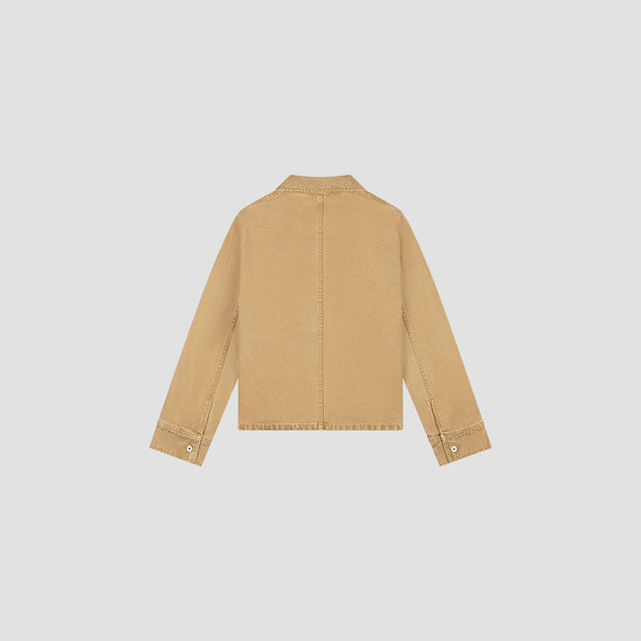 Monogram Washed Canvas Overshirt - Medal Bronze