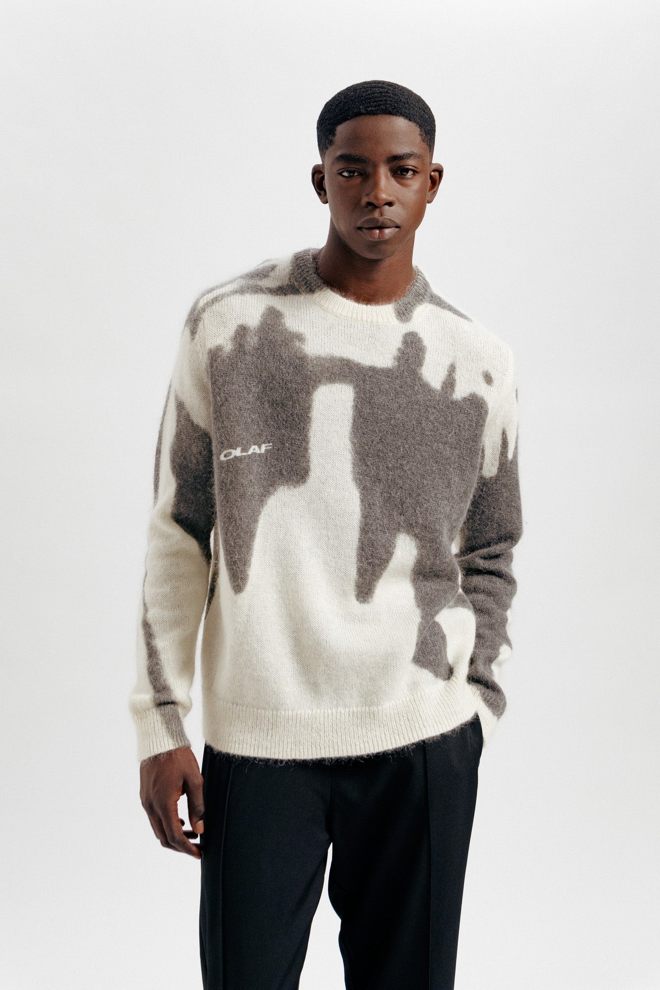 Passenger Mohair Knit Crewneck - Off White