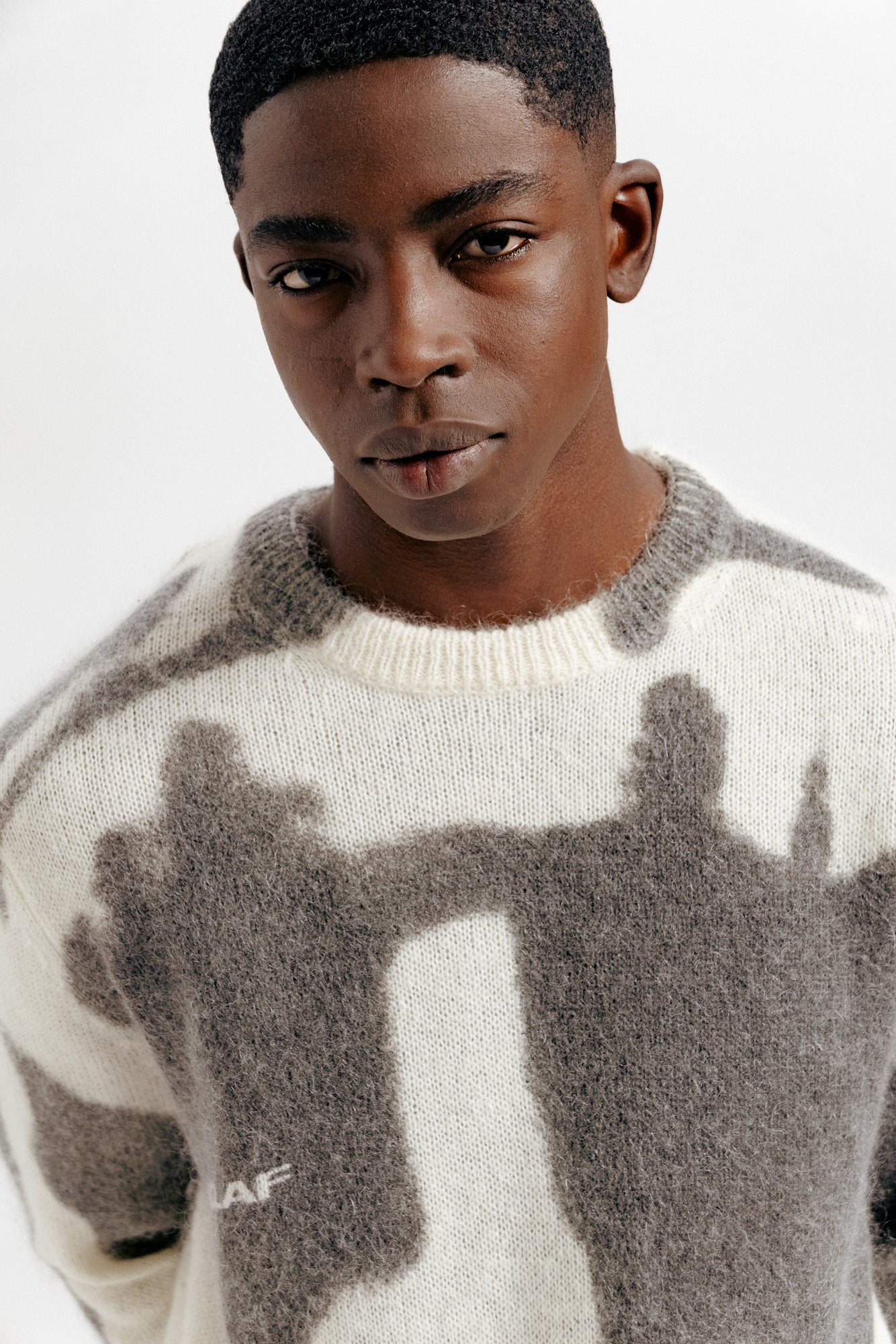 Passenger Mohair Knit Crewneck - Off White