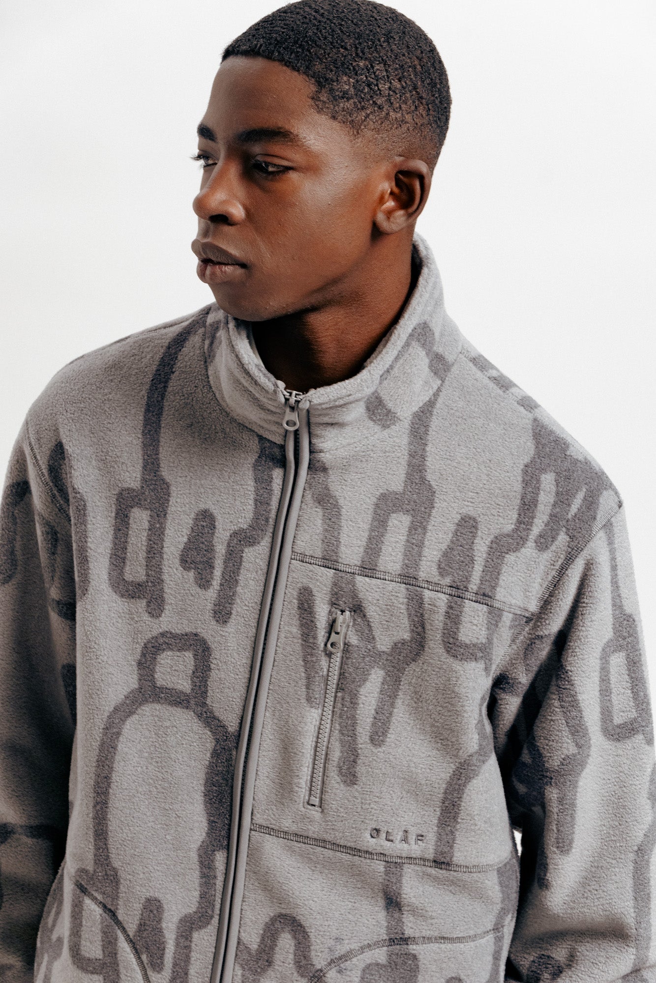 Passenger Zip Up Fleece - Shade Grey