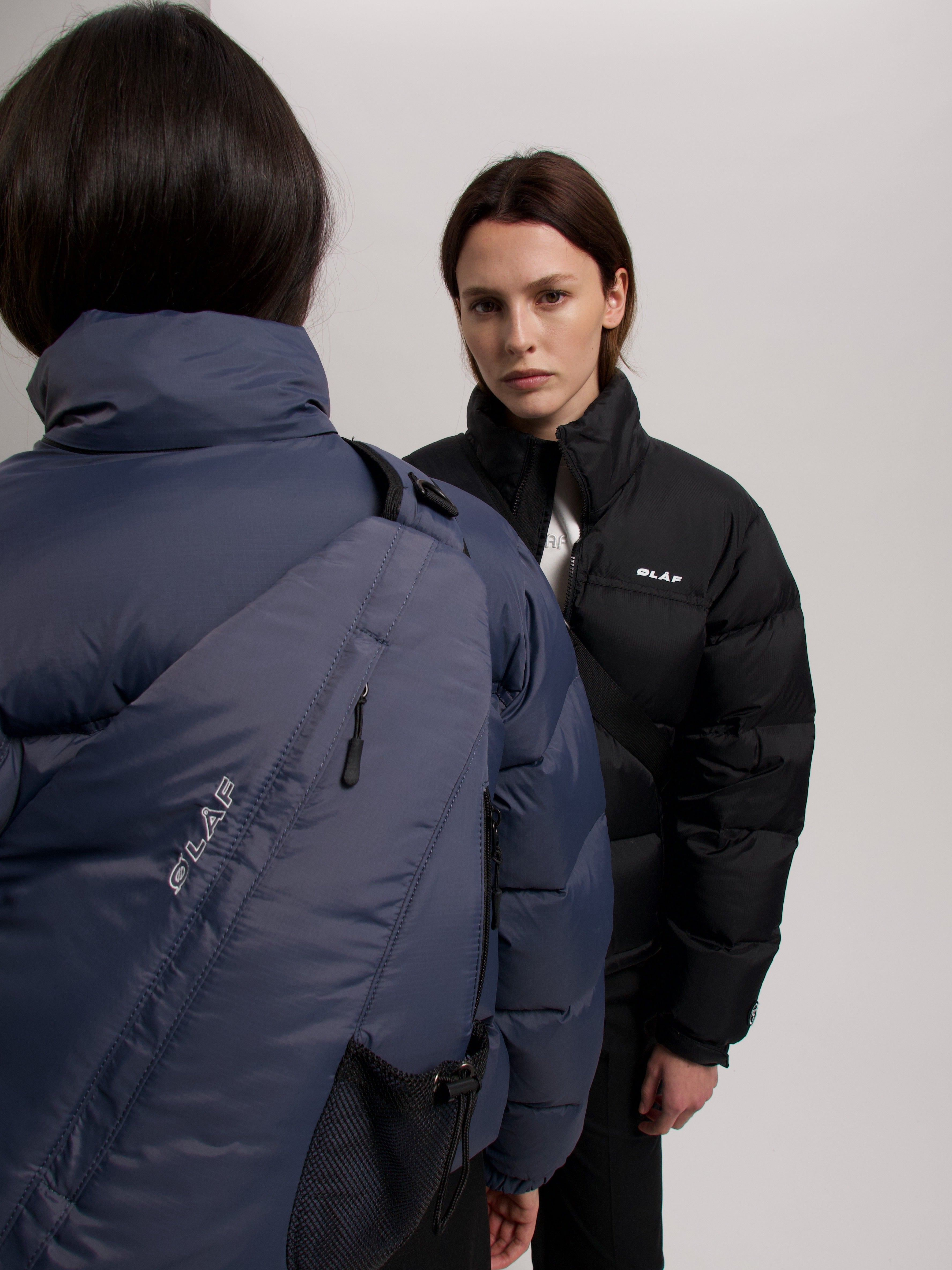 Puffer Sling Bag - Blue Slate