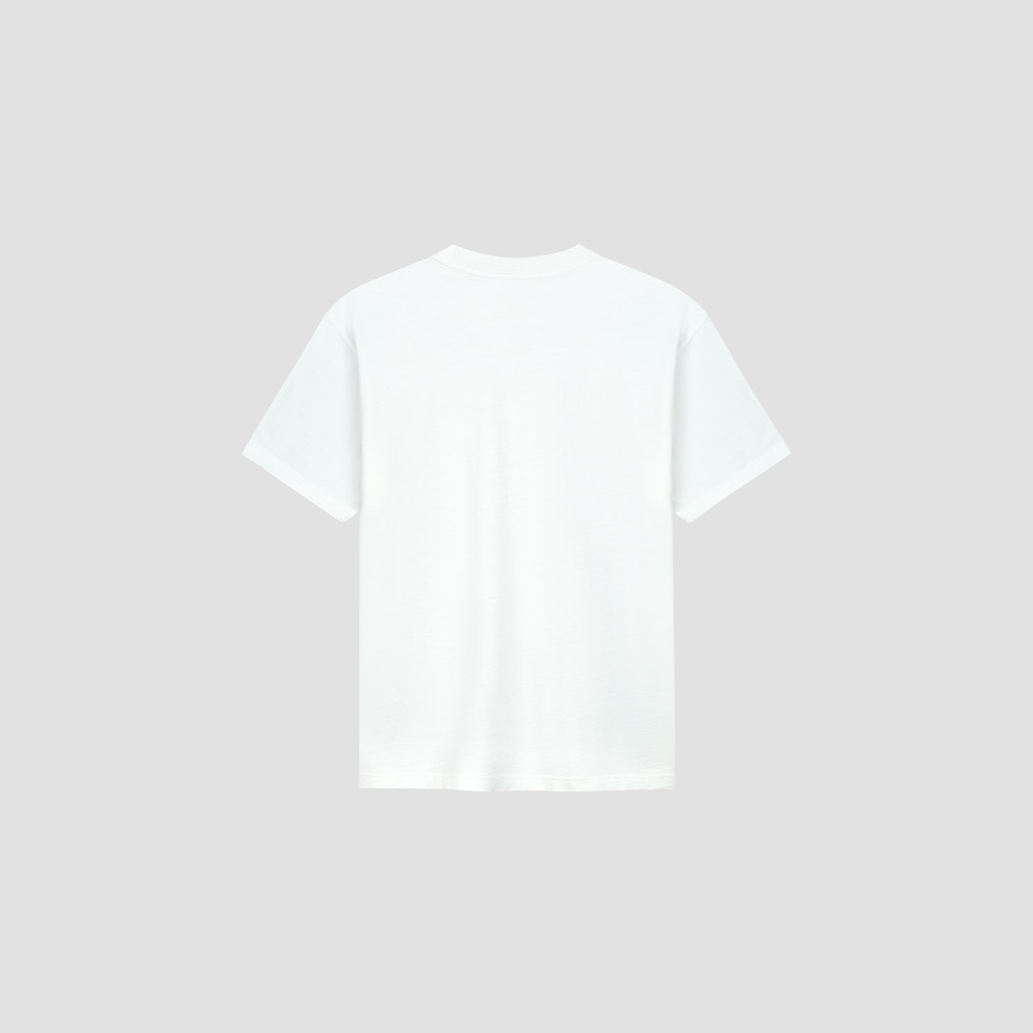 Watercolor Logo Slub Tee - Optical White