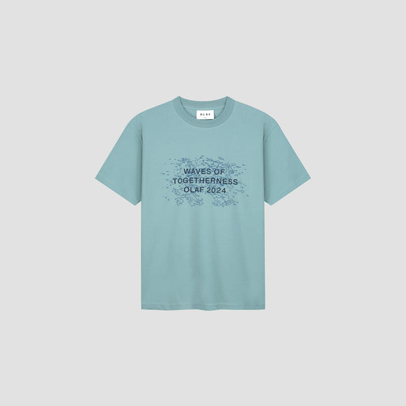 Waves Of Togetherness Tee - Sky Blue