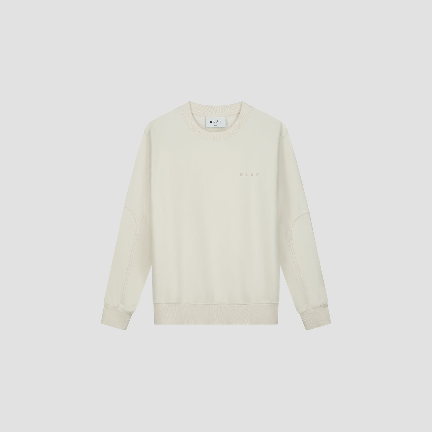 Face Chainstitch Crewneck - Off White