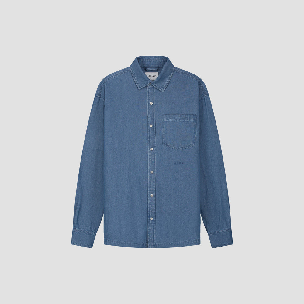 Denim LS Shirt - Blue