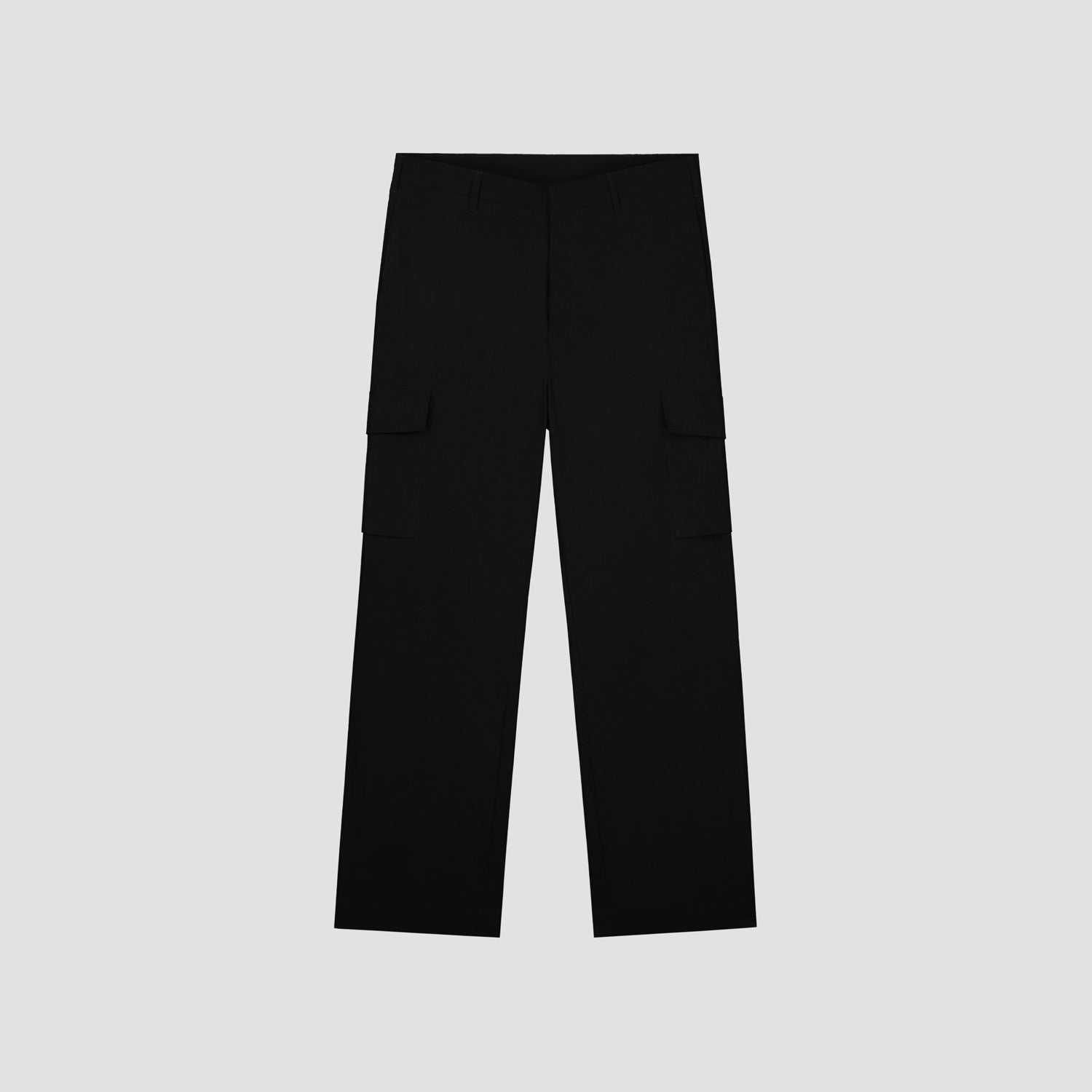 Nylon Cargo Pants - Black