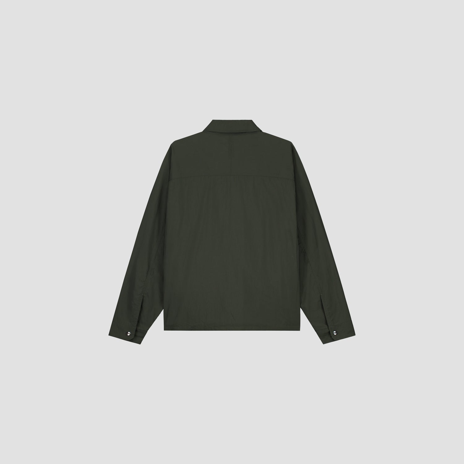 Nylon Zip Jacket - Pewter Green
