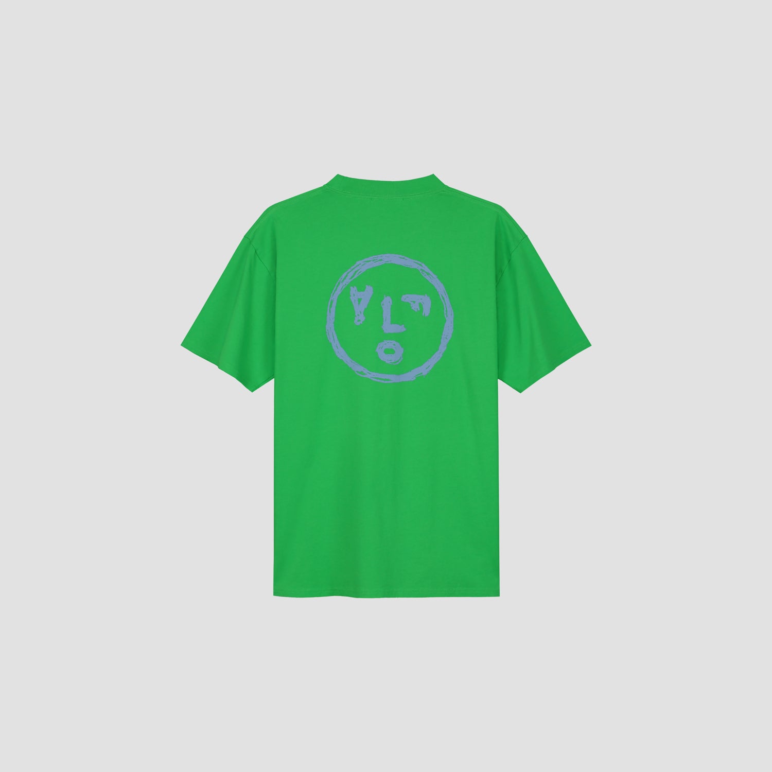 Face Crayon Tee - Apple Green