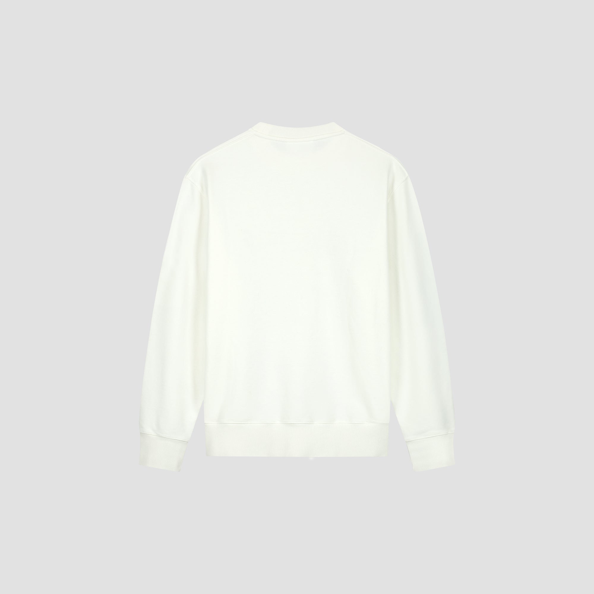 Cross Stitch Crewneck - White