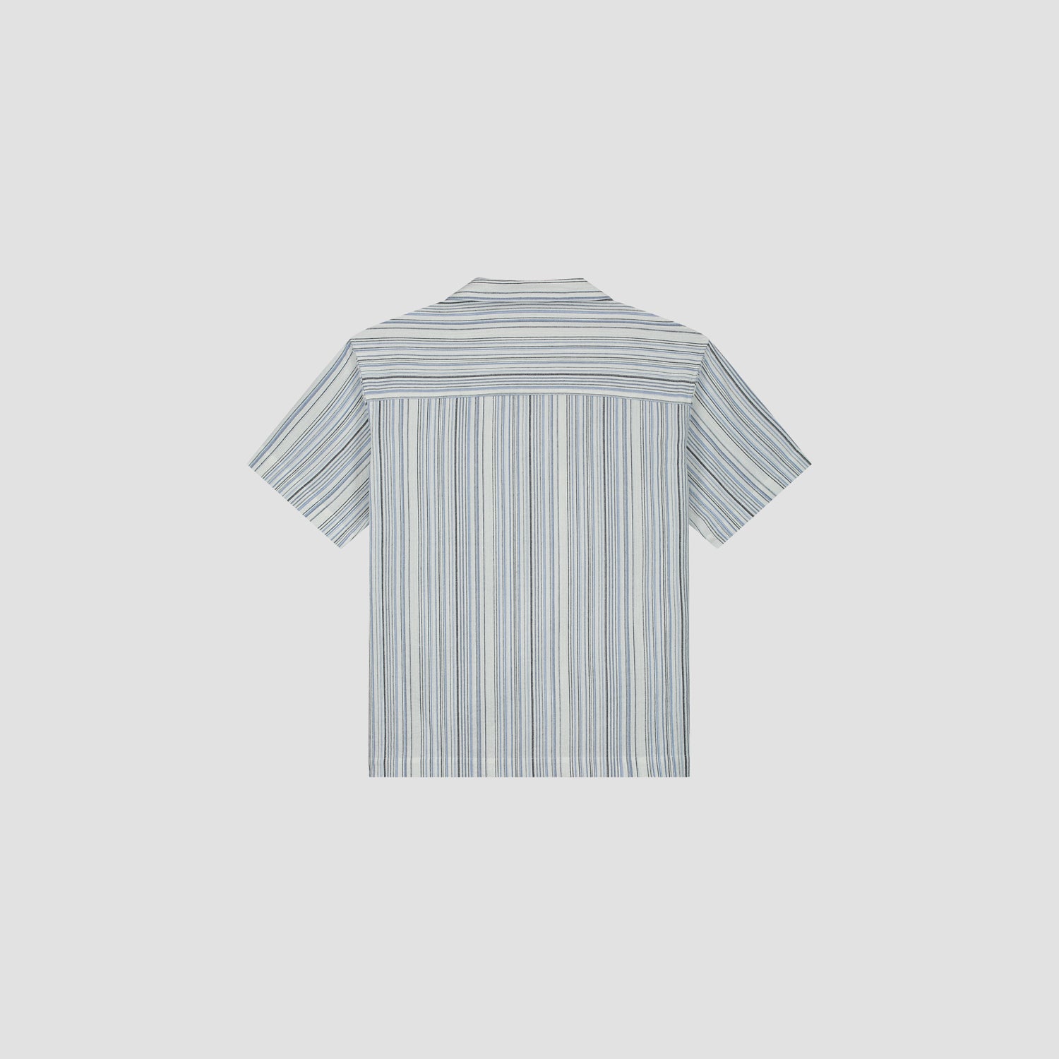 Stripe Shirt SS - Blue / White
