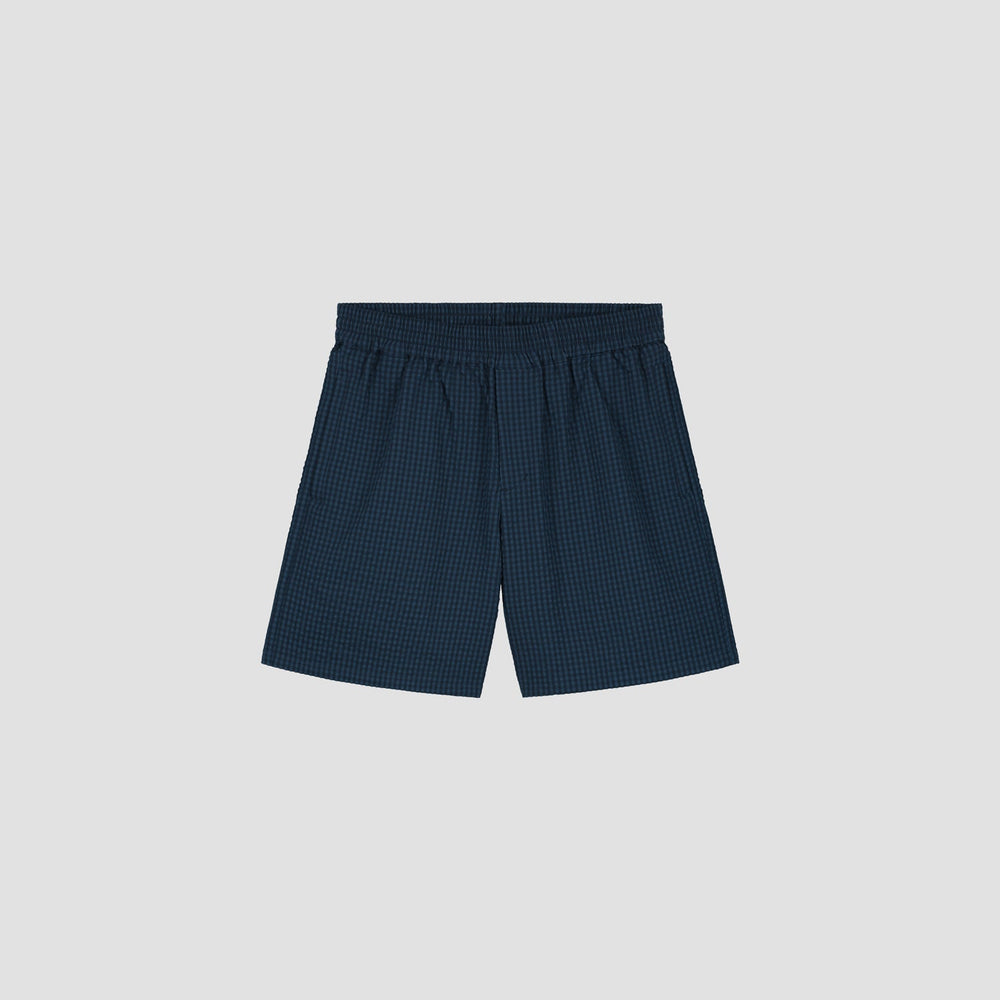 SEERSUCKER SHORTS | NAVY