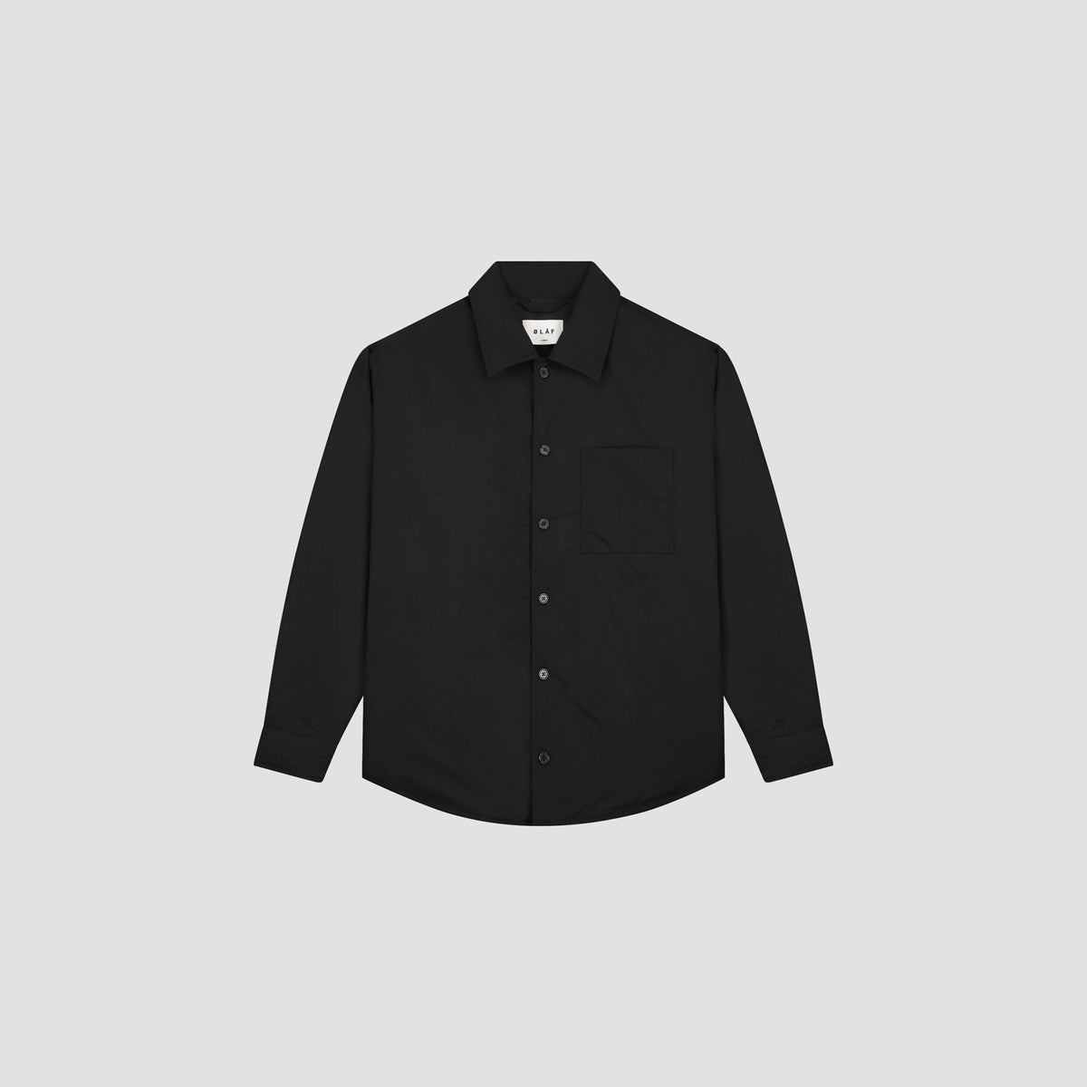 PINSTRIPE WORKWEAR JACKET | BLACK