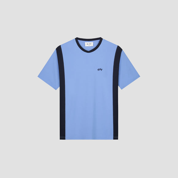 Panel Tee - Summer Sky / Navy