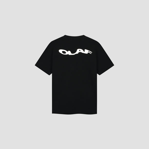Wavy Drift Waffle Tee - Black