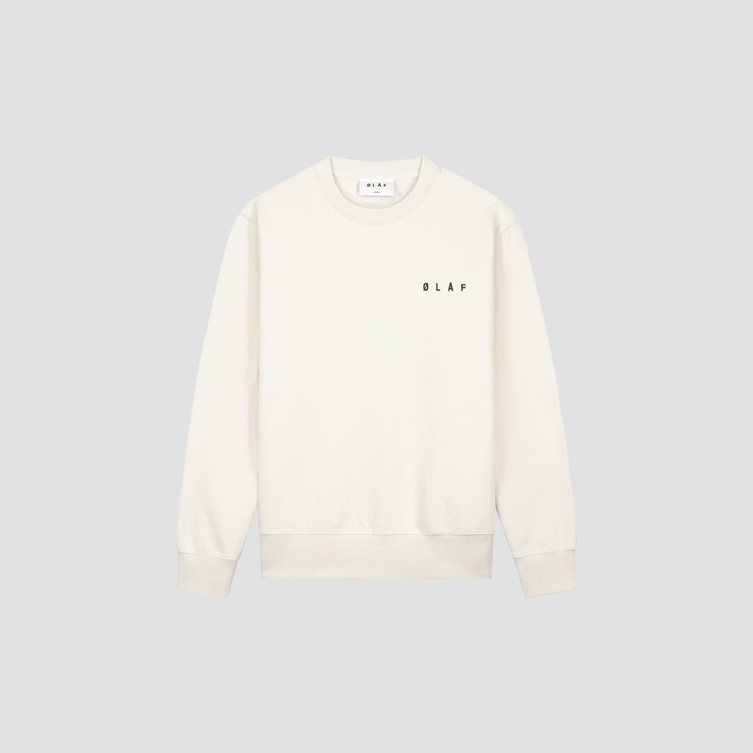 Spiral Face Crewneck - Off White